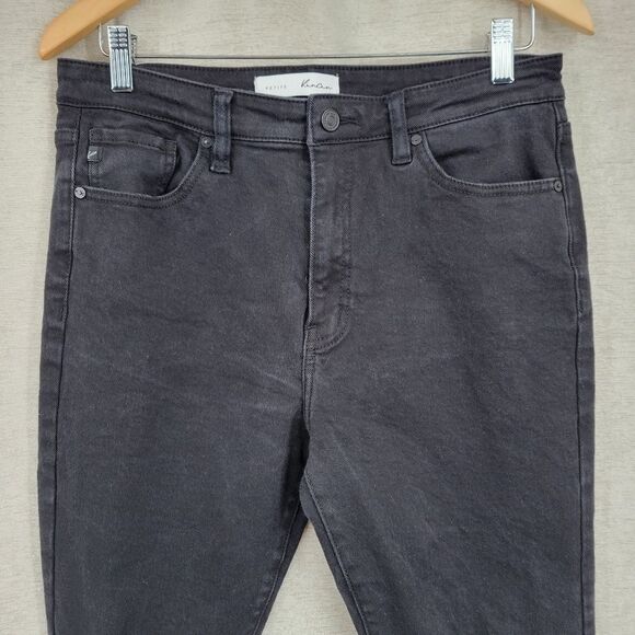 KanCan Style KC7346BK Black High Rise Flare Leg Jeans Petite 13/30 - Picture 5 of 12